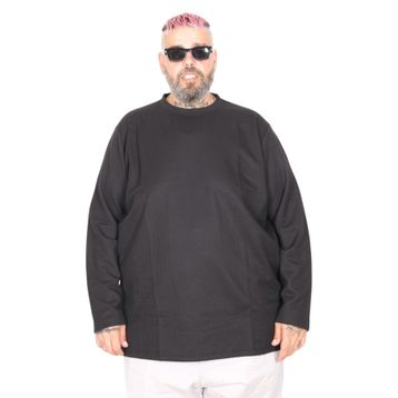 Mode XL 23460 Waffle Siyah Erkek Sweatshirt