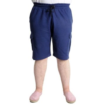 Mode XL 23500 Waffle İndigo Kargo Cep Erkek Şort