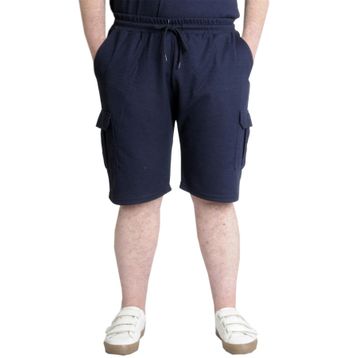 Mode XL 23500 Waffle Lacivert Kargo Cep Erkek Şort