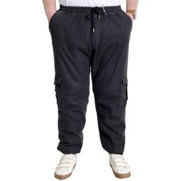 Mode XL 23919 Chief Blue Siyah Lastikli Erkek Kot Pantolon