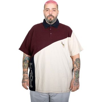 Mode XL 25314 Mürdüm Parçalı Polo Yaka Erkek T-shirt