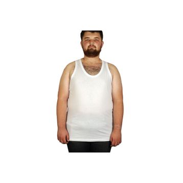 Mode XL 6340 Beyaz Bisiklet Yaka Erkek Atlet