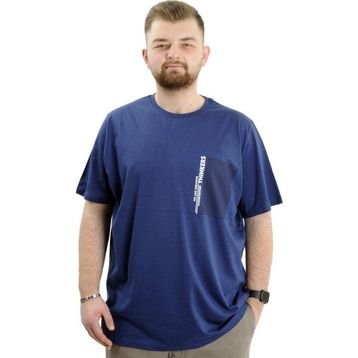 Mode XL U24043 Thinkers İndigo Erkek T-shirt