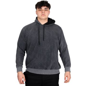 Mode XL U24167 Beyaz Kapüşonlu Erkek Sweatshirt