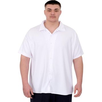 Mode XL U24382 Beyaz Apas Yaka Erkek Gömlek