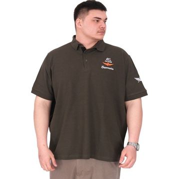 Mode XL U25305 Haki Pike Polo Yaka Erkek T-shirt