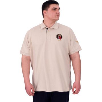 Mode XL U25306 Bej Pike Polo Yaka Erkek T-shirt