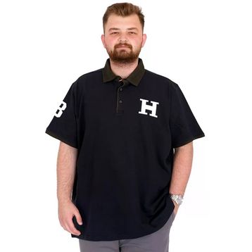 Mode XL U25312 H Brouded Lacivert Polo Yaka Erkek T-shirt