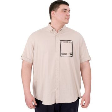 Mode XL U25603 Mode09 Bej Gabardin Erkek Gömlek