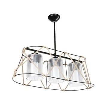 Modelight ASZ-0985 Gezegen Halatlı 3'lü Avize