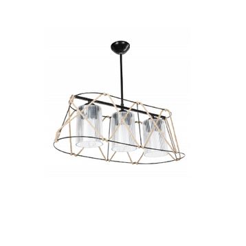 Modelight ASZ-0985 Gezegen Halatlı 3'lü Avize