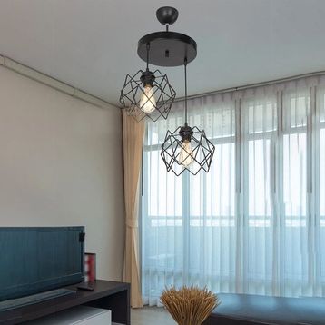 Modelight Koza 2'li Metal Sarkıt Avize
