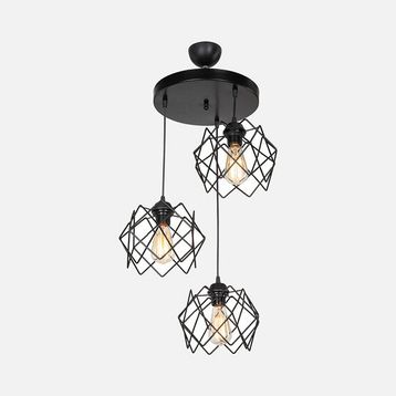 Modelight Koza Metal 3'lü Sarkıt Avize