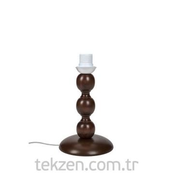 Modelight Küçük Boncuk Kahverengi Abajur Ayağı
