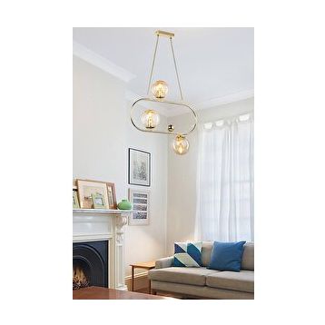 Modelight Molena 3’lü Gold Avize