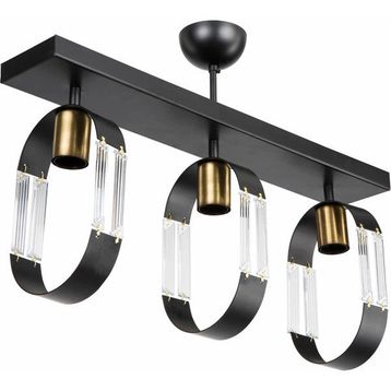 Modelight Nova Plafonyer Üçlü Sıralı Avize