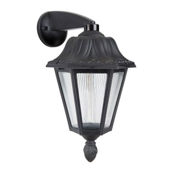 Modelight Optik Altıgen Siyah Ters Aplik