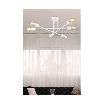 Modelight Seden 6'lı Beyaz Avize
