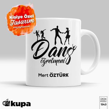 Modern Dans Öğretmeni Kupa Bardak