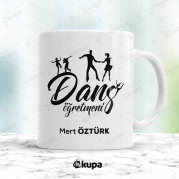 Modern Dans Öğretmeni Kupa Bardak