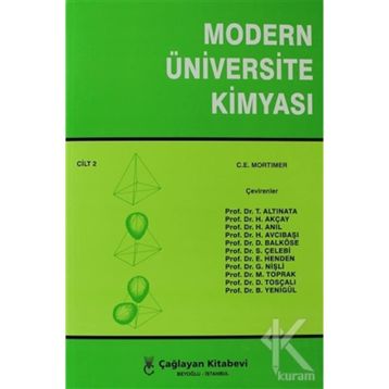 Modern Üniversite Kimyası Cilt: 2 - C. E. Mortimer