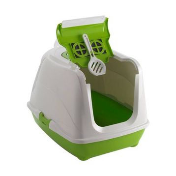 Moderna 58 cm Mavi Flip Kapalı Kedi Tuvaleti