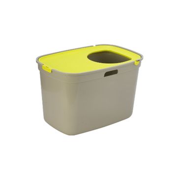 Moderna Top Cat 39x59x38 cm Gri Sarı Kapalı Kedi Tuvaleti