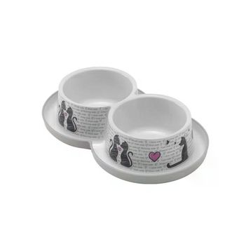 Moderna Trendy Love 2x350 ml Beyaz 2'li Mama Su Kabı