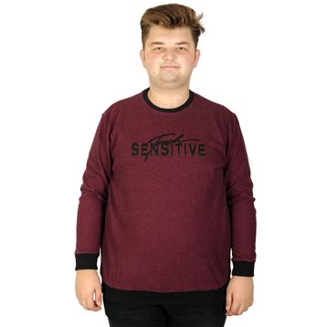 ModeXL 18512 Bordo Erkek Sweatshirt