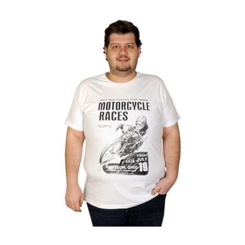 ModeXL 20102 Beyaz Erkek T-shirt