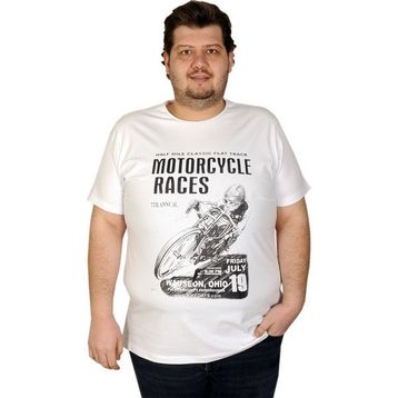 ModeXL 20102 Beyaz Erkek T-shirt