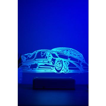 Modiwa Design 3D Klasik Araba 16 Renk Gece Lambası