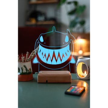 Modiwa Design 6IX9INE Gooba Shark 3D 16 Renk Gece Lambası