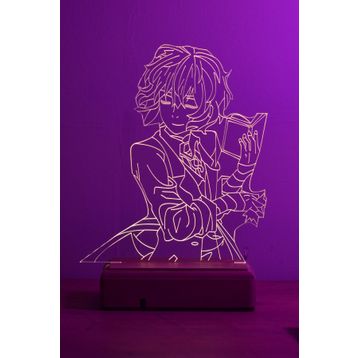 Modiwa Design Bungo Stray Dogs Dazai Osamu 16 Renk Gece Lambası