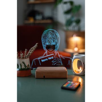 Modiwa Design Death Note Light Yagami 16 Renk Gece Lambası