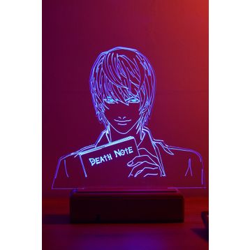 Modiwa Design Death Note Light Yagami 16 Renk Gece Lambası