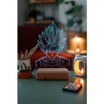 Modiwa Design Dragon Ball Z Goku 16 Renk Gece Lambası