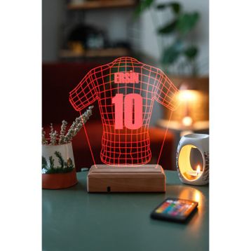 Modiwa Design Futbol Sevenlere Hediye Tasarım 3D LED Forma Gece Lambası