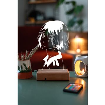 Modiwa Design Haikyuu Kenma Kozume 16 Renk Gece Lambası