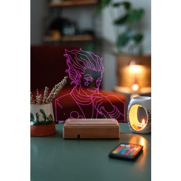 Modiwa Design Hunter x Hunter Hisoka 16 Renk Gece Lambası