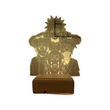 Modiwa Design Naruto Team Minato 16 Renk Gece Lambası