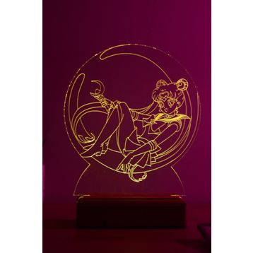 Modiwa Design Sailor Moon Usagi Tsukino 16 Renk Gece Lambası