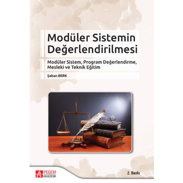 Modüler Sistemin Değerlendirilmesi - Pegem Akademi Yayıncılık