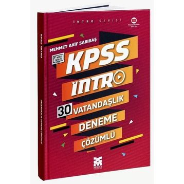 Modus KPSS Vatandaşlık İntro 30 Deneme - Mehmet Akif Sarıbaş Modus Yayınları