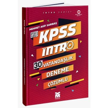 Modus KPSS Vatandaşlık İntro 30 Deneme - Mehmet Akif Sarıbaş Modus Yayınları