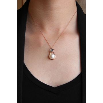 Moj Moj İncili 925 Ayar Gümüş Kolye