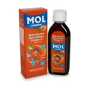 MOL-complex Multivitamin Beta Glukan Omega-3 150 ml Sıvı