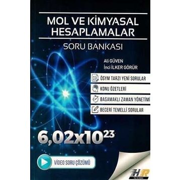 Mol ve Kimyasal Hesaplamalar Soru Bankası-Hız ve Renk Yayınları