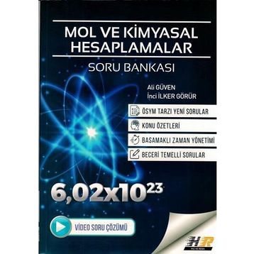 Mol ve Kimyasal Hesaplamalar Soru Bankası-Hız ve Renk Yayınları
