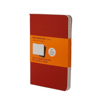 Moleskine 0956 Cahiers Kırmızı Journals Çizgili Defter